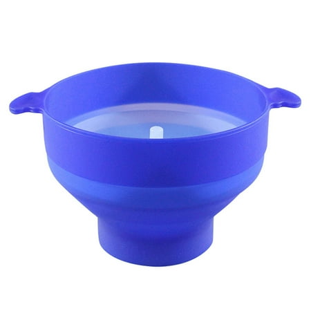 

Silicone Microwave Popcorn Popper with Lid Home Microwave Popcorn Makers with Handle Collapsible Popcorn Bowl