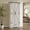 White, variant on IFMUST 72" Farmhouse Kitchen Pantry Storage Cabinet with Barn Doors & Adjustable Shelves