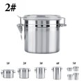 thumbnail image 2 of Coofit Récipient de Stockage Alimentaire Hermétique en Acier Inoxydable pour Thé Café, 2 of 10