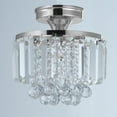 thumbnail image 4 of Aiwen Farmhouse Modern Luxe Chandelier Flush Mount Ceiling Lamp Silver, 4 of 8