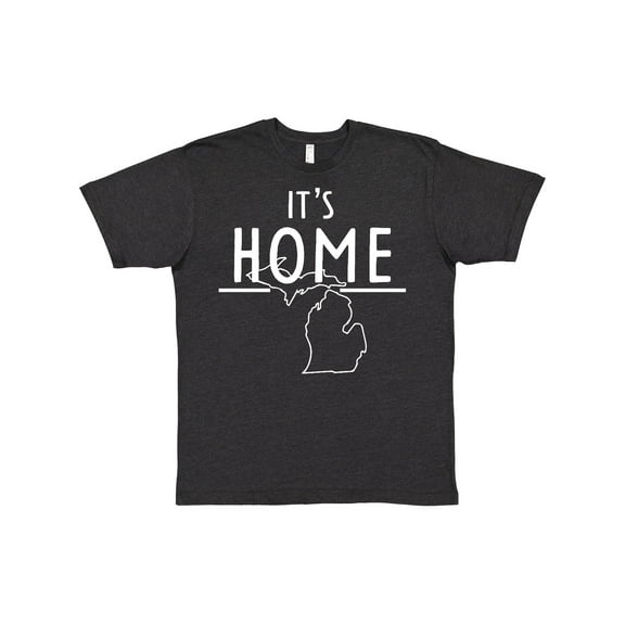 Inktastic It's Home- State of Michigan Outline T-Shirt