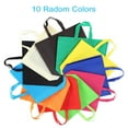 thumbnail image 4 of EEEkit 10Pcs Reusable Non-Woven Fabric Bags Handy Tote Shopping Bags Grocery Food Container with Handles, 14.8 x 12.4in, Assorted Color, 4 of 6