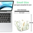 thumbnail image 2 of SHIQI-Small Mouse Pad 6.5 x 7 Inch, Takes up Wrist and Mouse Space, Waterproof Compact Mini Mouse Mat for Laptop Computer Wireless Mouse Keyboard Home Office Travel,Butterfly Leaves, 2 of 4