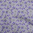 thumbnail image 1 of oneOone Cotton Flex Violet Fabric Floral Craft Projects Decor Fabric Printed By The Yard 40 Inch Wide, 1 of 1