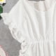 thumbnail image 4 of Odeerbi 8-12 Años Traje de Baño de Una Pieza Para Niñas Verano Traje de Baño de Lentejuelas Con Short Traje de Baño Hawaiano de Manga Corta Y Color Sólido, 4 of 6