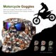 thumbnail image 4 of Gafas de motocicleta Casco Máscara Montar al aire libre Motocross Calaveras a prueba de viento, 4 of 8