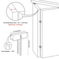 Hardware Door Stopper Bi Fold Door Lock Metal Double Door Child Locks