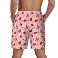 thumbnail image 2 of Lsque Mens Swim Trunks Flowers And Ladybugs Pattern - Bathing Suit Compression Liner - Beach Swim Shorts Swimwear - (S-3XL) - Stretch Quick Dry -3X-Large, 2 of 9