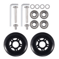 thumbnail image 5 of 75mmX 24mm Luggage Suitcase Replacement Wheels , PU Swivel Caster Wheels Bearings Repair Kits, A Set of 4, 5 of 5