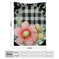 thumbnail image 3 of FCXZI Fuzzy Fluffy Soft Cozy Blanket Flowers Durable Flannel Blanket 60*80in, 3 of 7