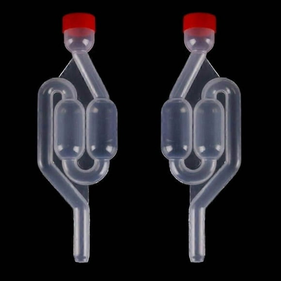 1pcs S-Shape Airlocks Homebrew Bubble Airlock Carboys Stopper & Fermenter Seal Valve with Food Grade Grommets Wine Making