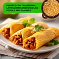 thumbnail image 6 of Yellow Hominy Corn – Dried Hominy for Grits, Soups, Stews & Pozole – Coarse Cornmeal, Yellow Grits, Stone Ground Cornmeal – Non-GMO Dry Corn for Southern & Mexican Recipes- 32oz, 6 of 7