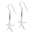 thumbnail image 3 of AeraVida Enchanting Ocean Sterling Silver Starfish Dangle Earrings, 3 of 5