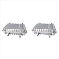 thumbnail image 1 of 2X Long Range Wireless AP Bridge Amplifier IP66 Box Cast Aluminum Metal Housing for Communication Base Station,2 x Wireless AP Bridge Amplifier Housing,Silver, 1 of 7