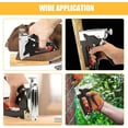 thumbnail image 6 of Behome Staple Gun Heavy Duty, 4-in-1 Stapler Gun with 4000 Staples and Staple Remover, Adjustable Power Stapler Nail Gun for Wood, Crafts, Carpentry, Decoration DIY, 6 of 9