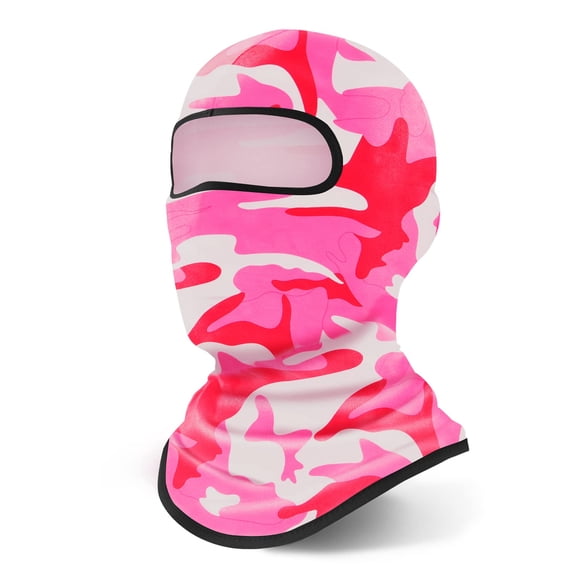 Máscara de esquí YESLIFE Pink Camouflage para hombre y mujer