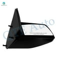 thumbnail image 6 of Right Passenger Side Manual Non-Folding View Mirror Chrome/Convex+Warning Black Smooth For 1988-1991 GMC R3500 Pickup, 6 of 9