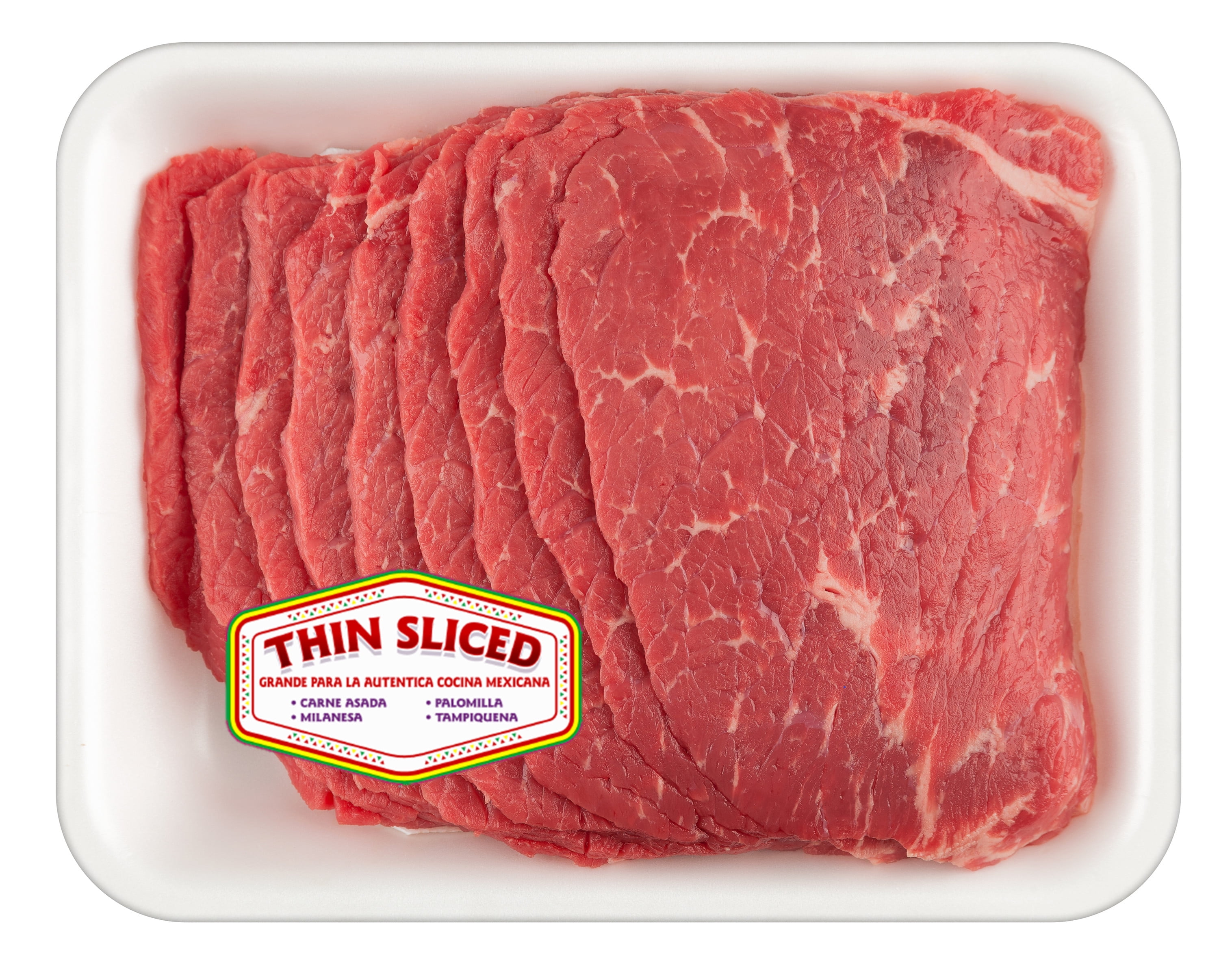 Beef Bottom Round Steak Thin, 0.34 - 2.0 lb