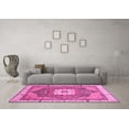 thumbnail image 3 of Ahgly Company Indoor Rectangle Abstract Pink Modern Area Rugs, 4' x 6', 3 of 4