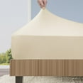 thumbnail image 4 of Awesome Home Ultra Soft Jersey Knit Deep Pocket Sheet Sets Twin/Twin XL - Beige, 4 of 5