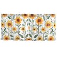 thumbnail image 7 of Yayeee Kitchen Curtains Tier Set of 2 Light Filtering 57"x36" Over Sink Window Panels, Sunflowers and Leaves Pattern, 7 of 7