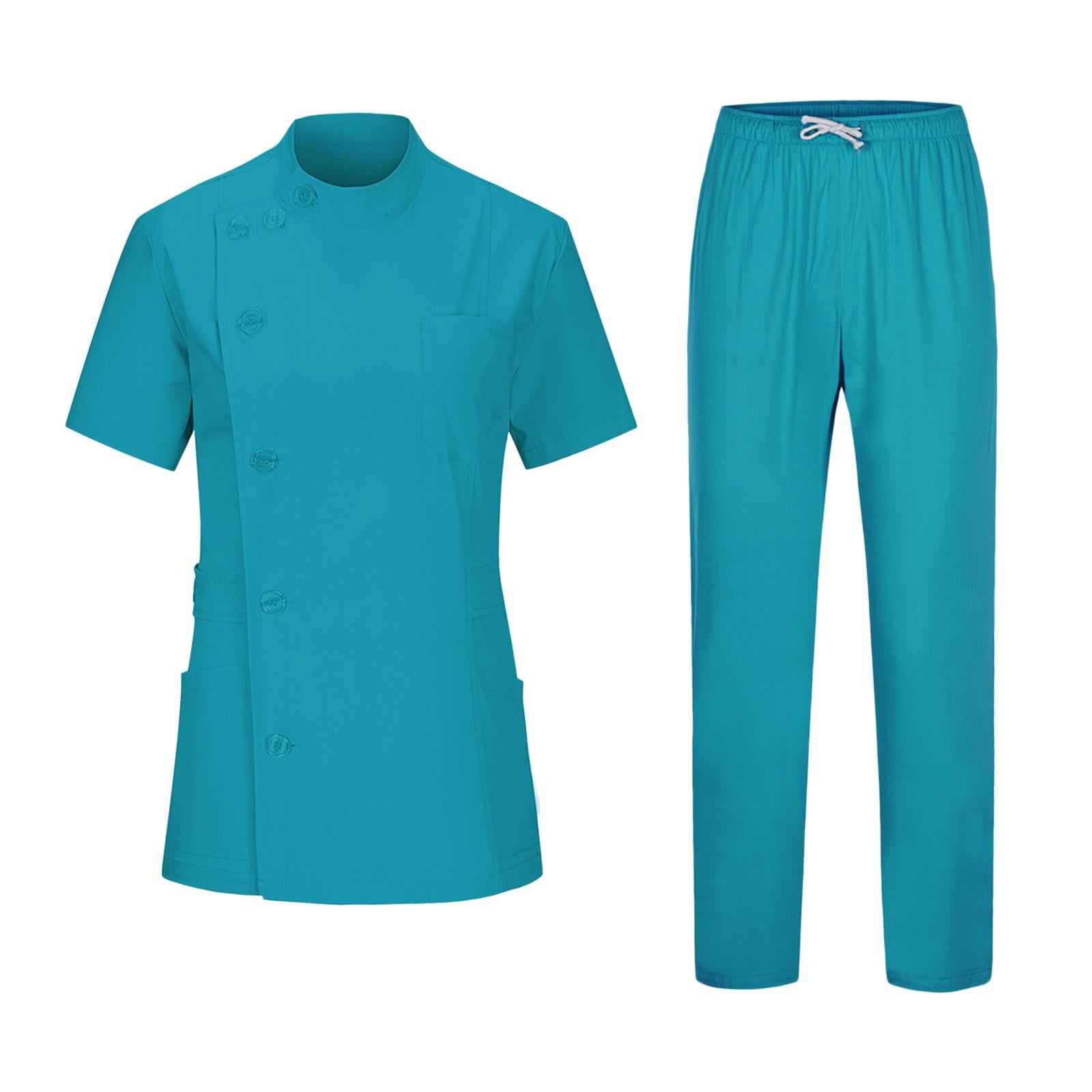 Nursing Uniforms Esthetician SPA Work Clothing Comfortable Women Scrubs