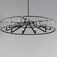thumbnail image 2 of 21869BCBK Maxim Lighting Odeon - 10 Light Chandelier-9.5 Inches Tall and 40 Inches Wide-Black Finish    -Traditional Installation, 2 of 4