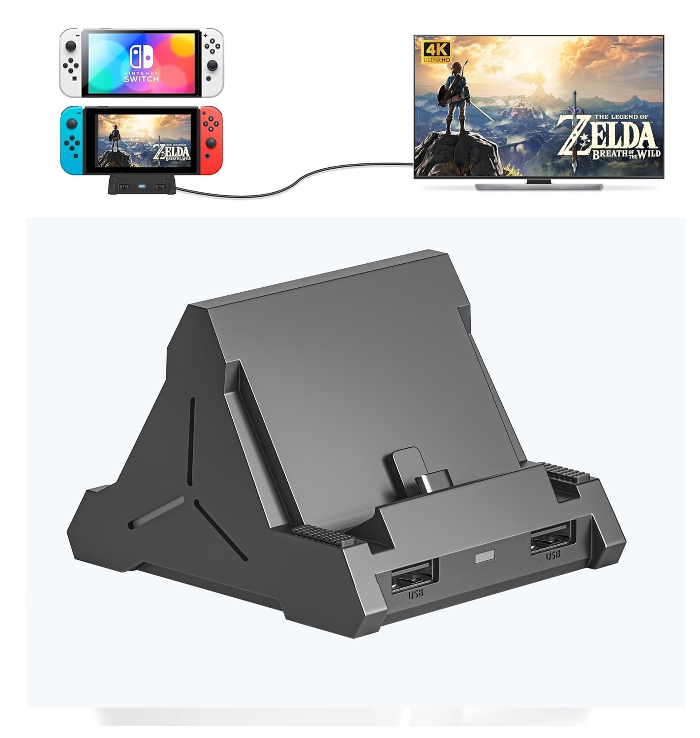 j5create, Mini Docking Station for Nintendo Switch, JCD620