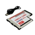 thumbnail image 1 of Express Card 54mm to USB 3.0 X 2 Port Expresscard PCI-E to USB Adapter Converter for Laptop Notebook, 1 of 7