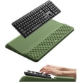 thumbnail image 1 of Wrist Rest for Keyboard and Mouse Computer Ergonomic Wrist Support Pad Soft Memory Foam Arm Cushion for Desk Palm Hand Office Laptop Typing(Olive ), 1 of 7