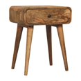 thumbnail image 2 of Artisan Furniture Solid Wood Avora Oak-ish Nightstand with 1 drawer, 2 of 6