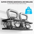 thumbnail image 2 of PHANCIR Shower Caddy 3-Tier with 6 Removable Hooks & 2 Toothbrush Holders, 304 Stainless Steel, No Drilling Bathroom Organize, 5 PCS Black, 2 of 8