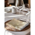 thumbnail image 6 of Beige Snowflake Christmas Cloth Napkins Set of 4 Reusable Dinner Napkins, Winter Xmas Snowflake Farmhouse Cocktail Napkin Washable Table Napkins for Wedding/Holiday Party/Baby Shower 20"x20", 6 of 7
