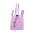 thumbnail image 2 of harper Gym Bag Casual Daypack Sports with Front Pocket Yoga Tap Drawstring Backpack Purple Red, 2 of 10