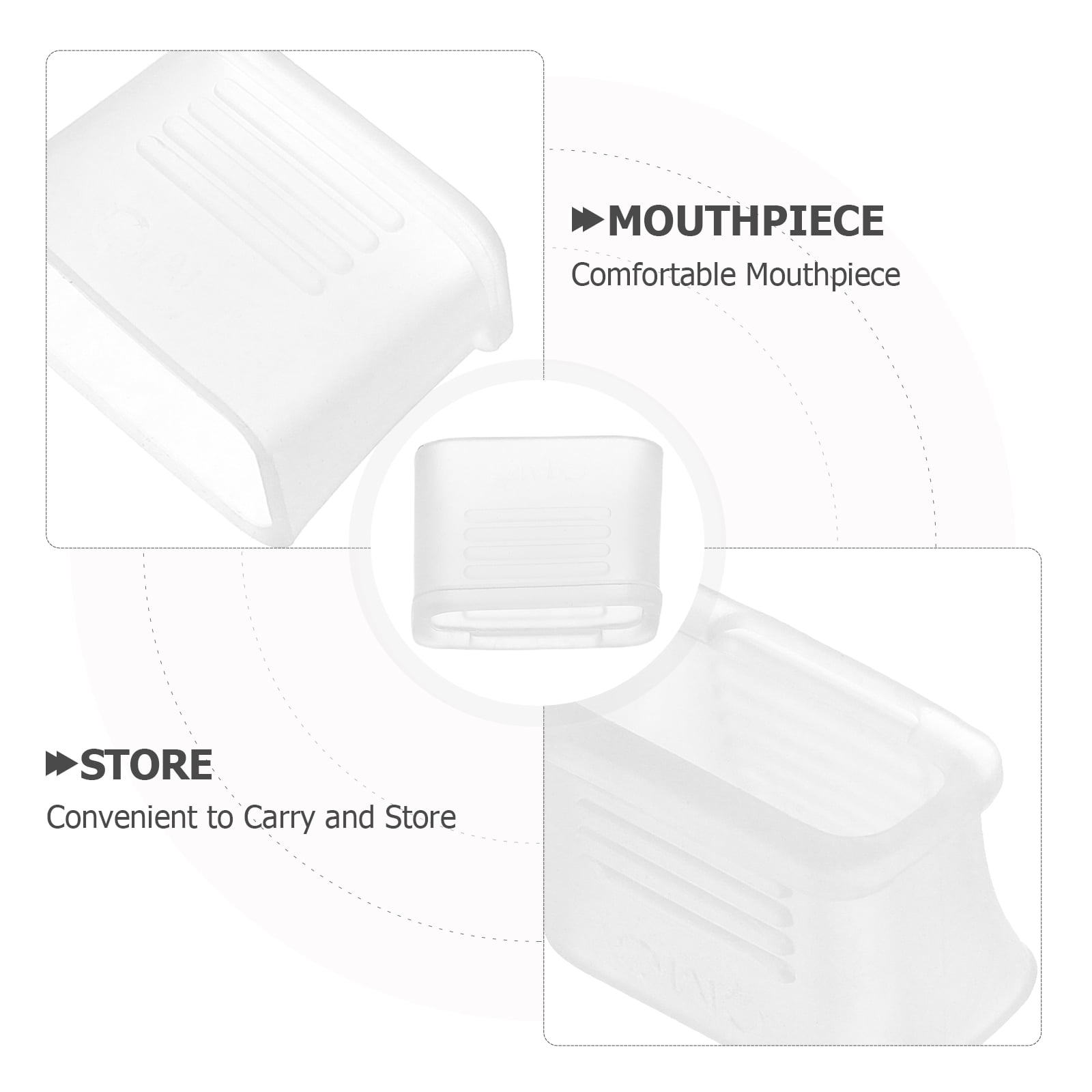 20 PcsWhistle Mouth Covers Storage Box Cushioned Grip Protectors for Referees Athletes and Outdoor Sports Loud Sound Output for Communication