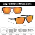 thumbnail image 2 of Flying Fisherman Sandbar Sunglasses - Matte Crystal Black/Amber-Red Mirror, 2 of 5