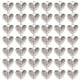 thumbnail image 5 of 60 unids Aleación Corazón Forma de ala Forma Charm Colgantes Adorables Colgantes DIY Joyería Colgantes, 5 of 6