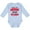 AE-Light Blue, variant on Inktastic That's My Awesome Brother out There with Baseballs Boys or Girls Long Sleeve Baby Bodysuit