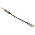 thumbnail image 1 of Cable de 4.4 mm A 2.5 mm, Adaptador de Auriculares de Sonido Transparente Equilibrio Núcle de Cobre sin oxímeno para Altavoces para Altavoces, 1 of 7