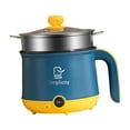 thumbnail image 2 of simhoa Electric Hot Pot US Adapter 1.8L Ramen Cooker for Cooking Dumpling Dormitory Blue, 2 of 8
