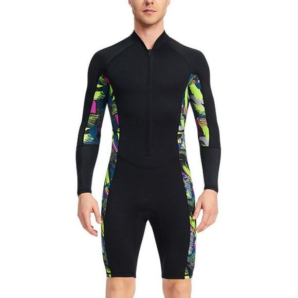 Langgg Men Wetsuit Sporting Fittings Serviceable Water Sports Goods Sport Supplies Plastic Swimming Garment Practical Male Wet Suits