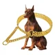 thumbnail image 1 of Collar De Cadena De Oro Para Perro De Acero Inoxidable De 18, 1 of 7