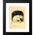 thumbnail image 2 of Cecil Charles Windsor Aldin 15x18 Black Modern Framed Museum Art Print Titled - A Dog Day Pl 28 (1902), 2 of 5
