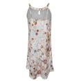 thumbnail image 4 of Vestido HUOGUO, casual, de verano, a la moda, de metal, cuello colgante, para mujer, 4 of 5