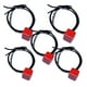 thumbnail image 2 of Bandas elásticas para el cabello Sunnimix Mujer 5 Piezas Lazo Rojo y Negro, 2 of 8