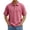 Watermelon Red, variant on Hogleaql Men's Short Sleeve Polo Shirt Soft Fashion Collared Casual Loose Fit Button Summer Shirts Solid Men's Tops Light Gray S
