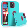 thumbnail image 7 of iPhone 12 Cases, Sturdy Phone Case for iPhone 12 Pro 6.1", Njjex Full-Body Shockproof Protection Heavy Duty Armor Hard Plastic & Shock Absorption Rubber Rugged Bumper 3-in-1 Case Cover - Mint, 7 of 7