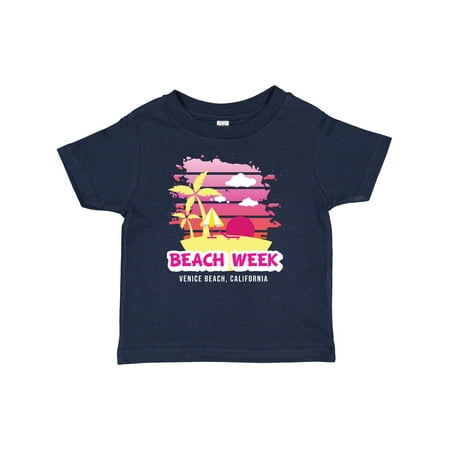 

Inktastic Beach Week Venice Beach California with Palm Trees Gift Baby Girl T-Shirt