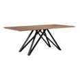 thumbnail image 2 of Wade Mid-Century Walnut Wood 5-Piece Dining Set, 2 of 7