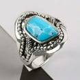 thumbnail image 3 of HOOUN Fashion Women 925 Silver Jewelry Wedding Rings Oval Cut Gemstone Ring Size 6-11-#11-6, 3 of 3